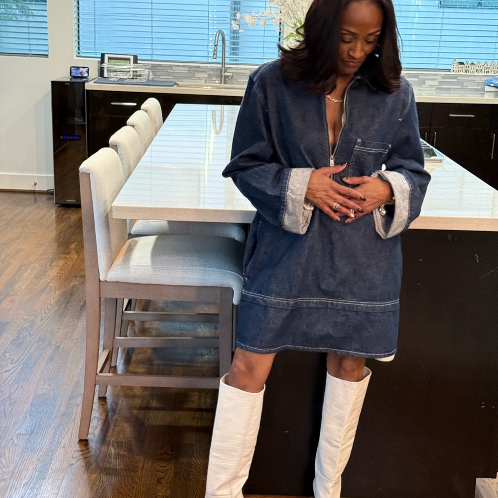 Dark Denim Jacket - image 1